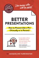 หนังสืออังกฤษใหม่ The Non-Obvious Guide to Presenting Virtually (With or without Slides) (Non-obvious Guides) [Paperback]