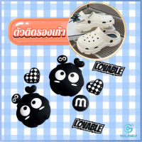 Yolanda ชุดตกแต่งรองเท้า จิ๊บบิทตัวติดรองเท้า ลายการ์ตูนน่ารัก Moji 12pcs/10pcs/6pcs/2pcs Shoe accessories