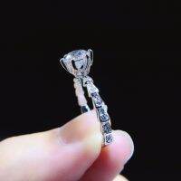 【COD】READY STOCK Silver925 Diamond Ring Stone Cincin Women Adjustable1 carat diamond ring