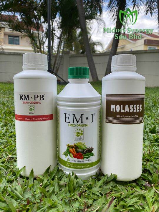 EM1 EMRO ORIGINAL + Molasses + EM PB EMRO ORIGNAL Own Packaging (1