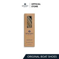 SPERRY TAN LEATHER LACE &amp; NEEDLE KIT เชือกผูกรองเท้า สีน้ำตาล ( SP0033 )