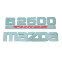 สติ๊กเกอร์ Sticker B2500 TURBO MAZDA สี Grey, red B2500 Fighter Mazda 2, 4 ประตู ปี1998 - 2006 มีบริการเก็บเงินปลายทาง