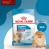 Royal Canin Mini Indoor Puppy รอยัลคานิน สุนัขโต พันธุ์เล็ก เลี้ยงในบ้าน อายุ 2 - 10 เดือน 3 กิโลกรัม