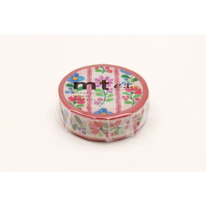 mt masking tape embroidery (MTEX1P68) / เทปตกแต่งวาชิ ลาย embroidery