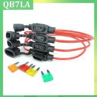 QB7LA shop Small/medium 12V Car Waterproof Fuse Holder Socket TAP ATM APM  10/20/30/40A 10/12awg Blade Car Auto Motorcycle Motorbike Fuse