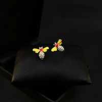 【CW】 Exquisite Brooch for Men Insect Collar Pin Cardigan Anti Exposure Buckle Pins Accessories Rhinestone Jewelry