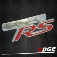 Hot New Grill Emblem - RS - Metal - Red - 2.3x8.6cm // honda mugen type r rr adhesive ready sticker name