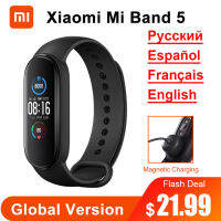 Global Version Xiaomi Mi Band 5 Smart Bracelet 4 Color AMOLED Screen Miband 5 Smartband Fitness Traker Waterproof Smart Band 5