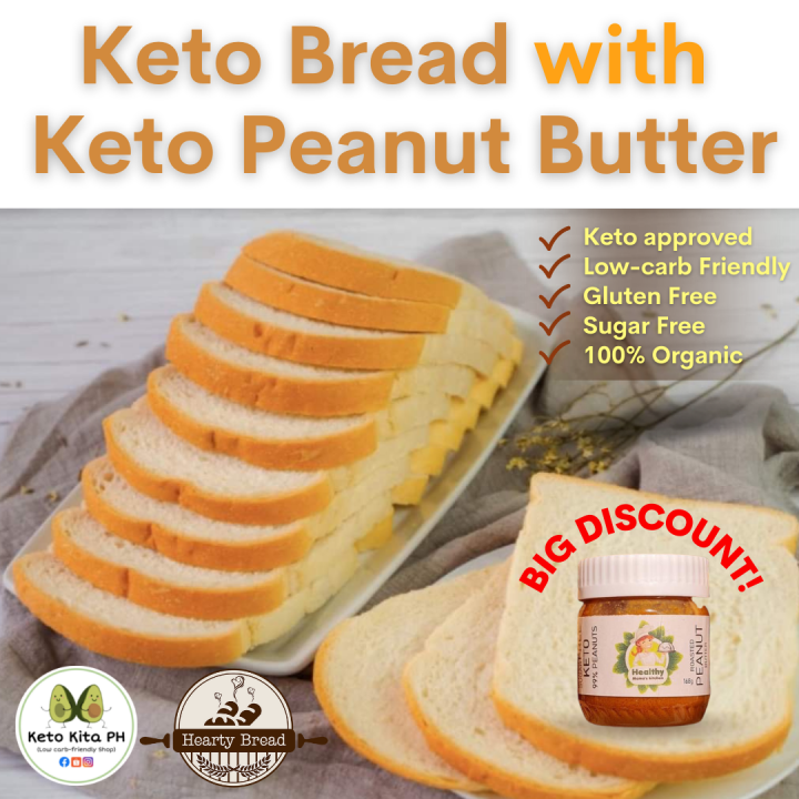 Ezekiel Almond Bread w/ Keto Peanut Butter Lazada PH