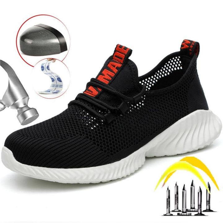 โหวตสินค้าคุณภาพสูงรองเท้าเพื่อความปลอดภัยผู้ชายระบายอากาศได้-p56lgud-พร้อมปลายเท้ารองเท้าแตะน้ำหนักเบาเจาะรูสำหรับใส่ทำงาน