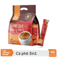 HSD 03.2024 Cà phê 3IN1 Đậm vị Việt The Coffee House - Bịch 40 gói 640gram