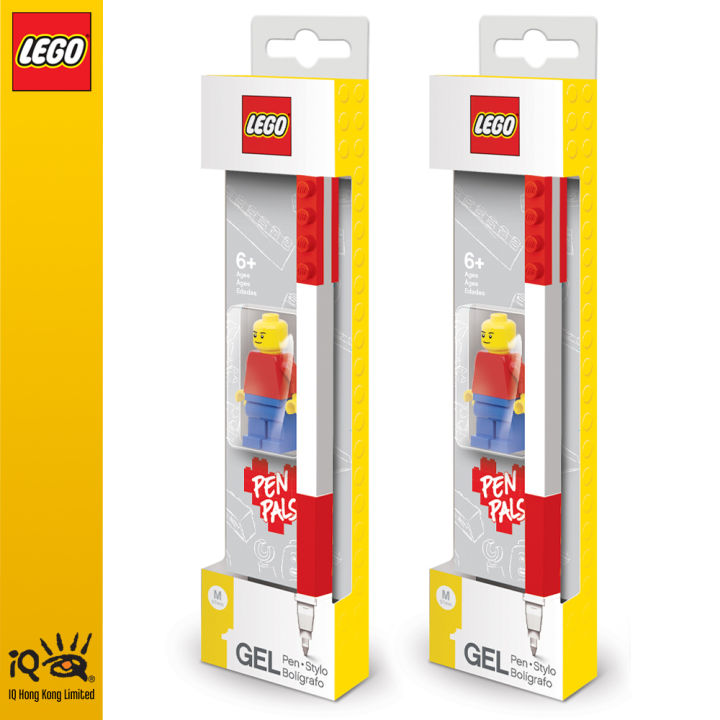 Lego 2.0 Blue Gel Pen with Minifigure