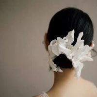 【hot】✓¤  Hairpin Side Bride Wedding Headwear Studio Photography with Makeup Accessories