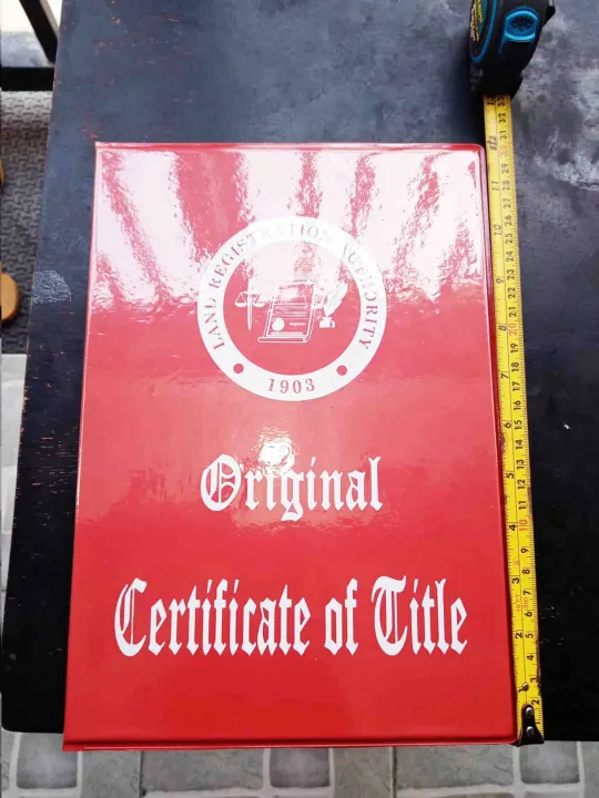 Land Title holder / Transfer Title holder/Land Certificate holder (red