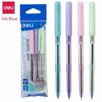 (Rui baoG)ปากกาลูกลื่น DELI น่ารัก Macaroon สี Mini Tip 0.7Mm Blue Ink Smooth Writing Tools School Ball Point Pen