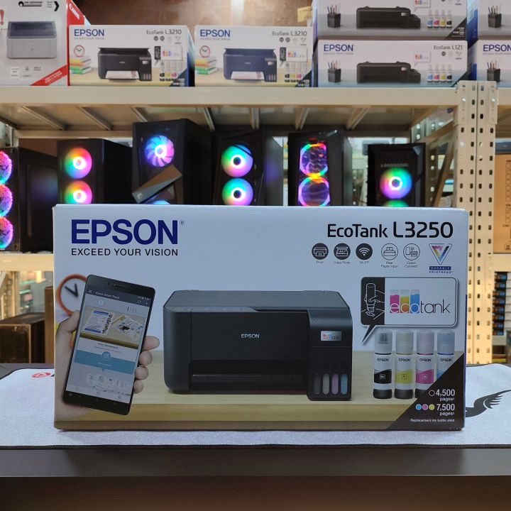 Epson Ecotank L3250 A4 Wi Fi All In One Ink Tank Printer Lazada Ph 0608