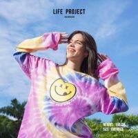 [LIFEPROJECTBKK] HOW R U FEELING Super Longsleeves Multicolor F เสื้อแขนยาวมัดย้อมสีสวยลายสุดเท่ห์