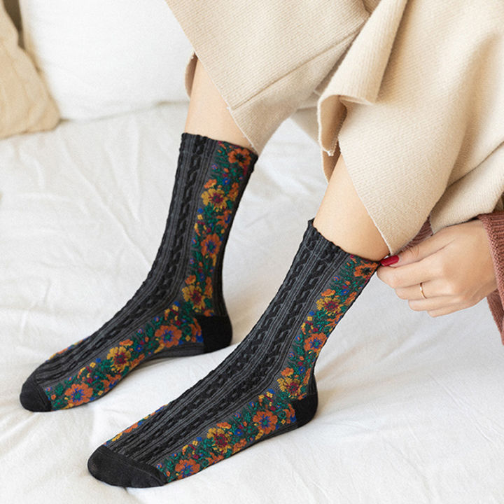 5คู่ล็อต-warm-wool-witner-ถุงเท้าผู้หญิงถุงเท้าผ้าฝ้ายหนา-r-ถุงเท้าหิมะที่มีสีสัน-harajuku-ใหม่-ye-2022-christmas-gift