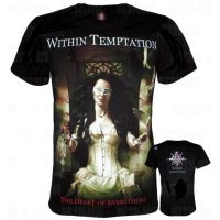 แฟชั่นใหม่ IN TEMPTATION THEHeartOfEverything เสื้อวง Rock Ye Rock ไซส์ S M L XL 2023