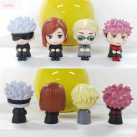 ของเล่นรูปตกแต่ง LZYBIM Kugisaki Nobara Yuji Itadori PVC Fushiguro Megumi Gojo Satoru Jujutsu Kaisen ภาพอนิเมะตุ๊กตาขยับแขนขาได้