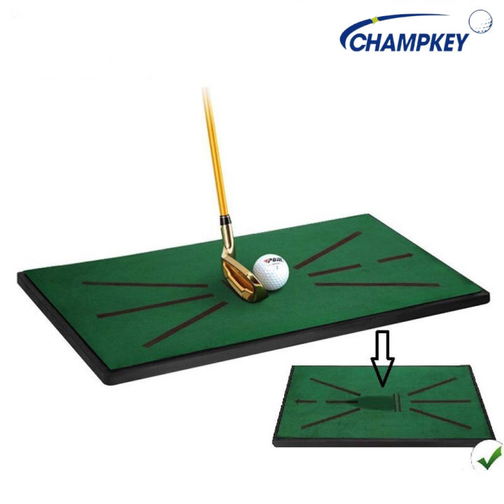 champkey-พรมซ้อมกอล์ฟ-hitting-mark-djd025-ที่ซ้อมตีกอล์ฟช่วยฝึกทิศทางการตีให้แม่นยำมากขึ้น-ขนาด-60x30-cm