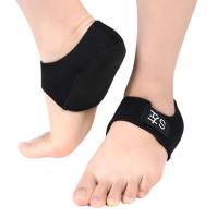 Ankle support Heel Gel ผ้ารองส้นเท้าเสริมเจล เจลรองส้นเท้า ลดการกระแทก ผ้าพยุงส้นเท้า  1 คู่