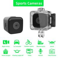 SQ28 Mini Camera Outdoor HD 1080p Sports Camera Diving Action Camera Waterproof Vehicle Mounted Riding Recorder Supporting 128G