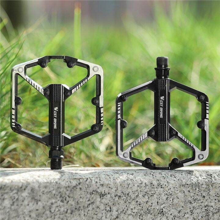 west-biking-ultralight-bike-pedals-du-bearing-mtb-mountain-road-bicycle-pedal-aluminum-alloy-anti-slip-bike-spare-parts