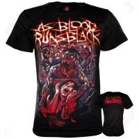 เสื้อวง New Fashion As Blood Run Black RockYeah ร็อค ไซส์ S M L 2023