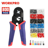 WORKPRO Crimping Tool Kit Ratcheting Insulated Terminal Crimper For 22 To 10 AWG Wire Crimping Pliers