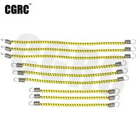 9pcs RC Car Roof Luggage Rack Nylon Elastic Rope For 1/10 RC Crawler Car TRX4 AXIAL SCX10 RC4WD D90 CC01 JIMNY VS4 TF2 Screw Nut Drivers