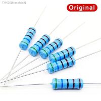 ✠ 10pcs/Lot 5W 1 1Ω 1.2 1.5 2 2.2 2.4 3 3.3 3.6 3.9 4.7 10 20 22 30 47 51 68 100K 220 330R M Ohm Color Ring Metal Film Resistor