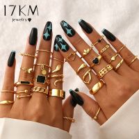 ❈◘▽ Do The Dishes24hth0edws Fashion Gold Color Snake Female 2023 New Punk Rings Set Jewelry