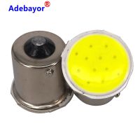 BA15S 1156ชิ้น P21W หลอดไฟหน้ารถ12 Smd ไฟเบรคถอยหลังสำหรับจอดไฟเก๋งรถยนต์12V