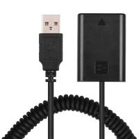 Andoer 5V USB NP-FW50 Dummyชุดแบตเตอรี่อะแดปเตอร์Couplerยืดหยุ่นสายสปริงใช้งานร่วมกับSony A7 A7II A7R A7S A7RII A7SII A6000 A5000 A3000 NEX5 NEX3 ILDC