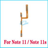 10 ชิ้นสําหรับ Xiaomi Redmi Note 11 11S 11T 11E 11SE Pro Plus Pro + ปิดเครื่องระดับเสียงปุ่มด้านข้าง Flex Cable อะไหล่