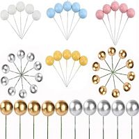 20pcs Metal Wedding Birthday Decorations Gold Pink