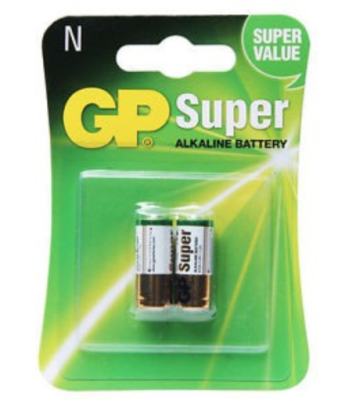 ถ่าน Gp Alkaline ขนาด N แพค 2 ก้อน ของแท้