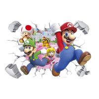 Cartoon Game Wall Sticker Kids Rooms Decals Vinyl Mural for Bedroom Room poster