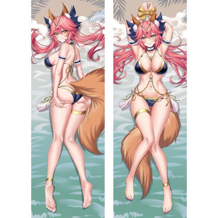 Dakimakura Anime Tamamo No Mae Fate Double Sided Print Life Size Body Pillow Cover Th 8735