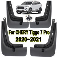 4Pcs For Chery Tiggo 7 Pro 2020 2021 Mudflaps Mud Guards Flaps Splash Guards Mudguards Fender Front Rear Car Accessories Wheel