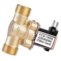 ☍ G1/2 39; 39; N/C 12v 24v 220v G3/4 39; 39; Brass Electric Solenoid Valve Water Air Inlet Flow Switch for Solar Water Heater Valve