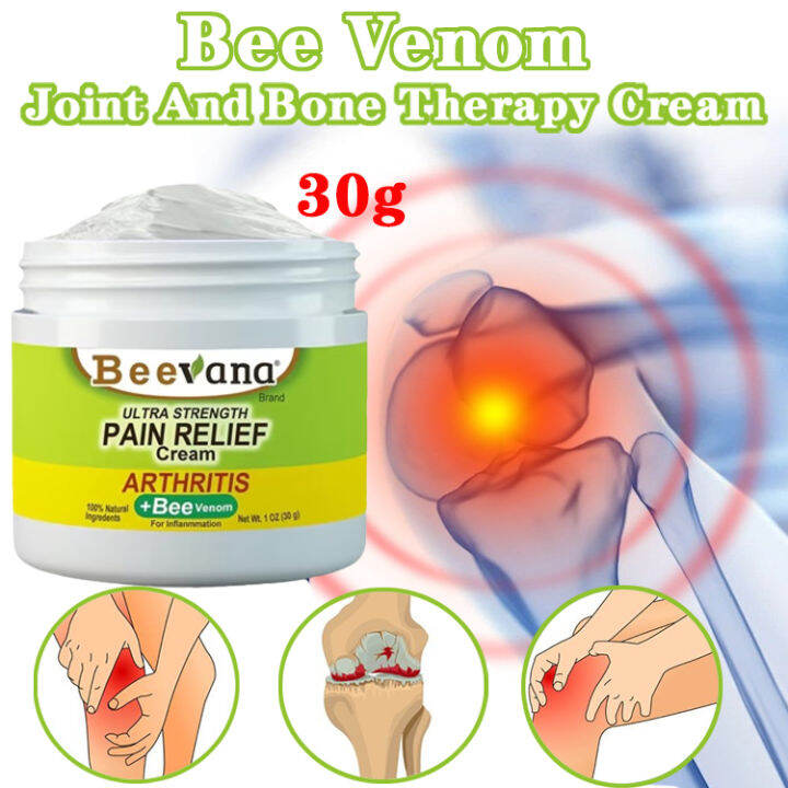Beevana Bee Venom Joint and Bone Therapy Cream Knee Pain Treatment Pain Relief Cream Lazada PH