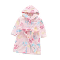 Kids Bathrobe Hoodies Girl Boys Sleepwear Child Bath Towels Kids Soft Pajamas Childrens Clothing Toddler Pyjamas Robe