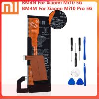 แบตเตอรี่ BM4M สำหรับ Xiaomi Mi 10 Pro 5G BM4N สำหรับ Xiaomi Mi10 5G ของแท้โทรศัพท์ Bateria แบตเตอรี่ + เครื่องมือ