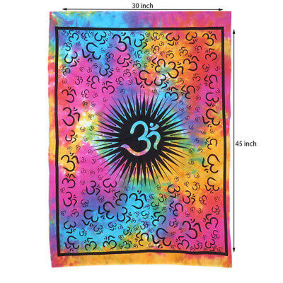 Om Wall Poster Tapestry Multicolor Bohemian Wall Hanging Home Beach towel Decor Carpet Dorm Art BedroomAccessories Coupon