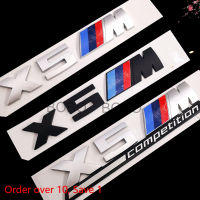 BOBO BMW M X5 Logo Auto Badge Emblem Trunk Emblem COMPETITION Bar Underlined Thunder Edition Emblem READYSTOCK 99