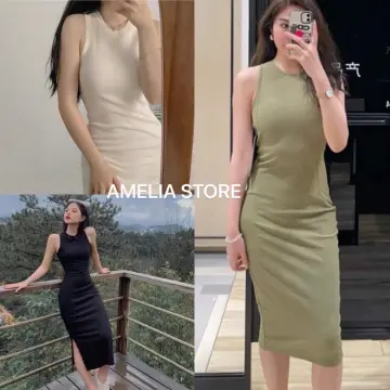 Đầm maxi đi biển cho người thấpLinen Premium  OMEELY FASHION