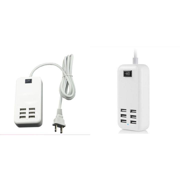 6-usb-ports-phone-charger-hub-10w-2a-desktop-wall-socket-charging-extension-socket-for-power-adapter-for-iphone