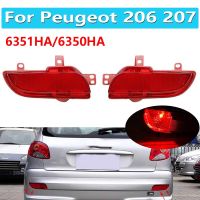 6350HA 6351HA รถเปอโยต์206 207 2009 2010 2011 2012 2013 2014กันชน Lampu Belakang Mobil Reflektor Lampu Kabut Belakang